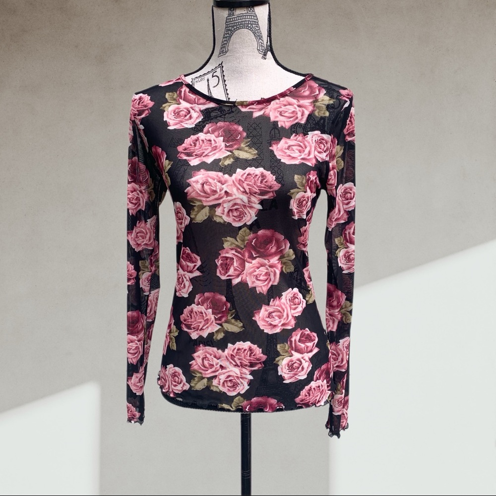 Roses 🌹 mesh top SMALL